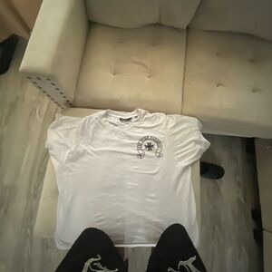 Navy Blue Short Sleeve Tee with Breathable Fabric and Relaxed Fit